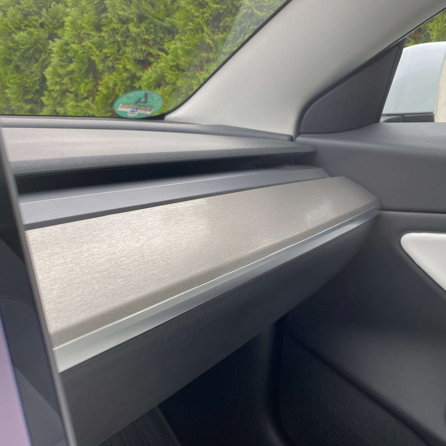 Tesla Model 3 Dashboard + Mittelkonsole Interieur Tuning-Set Weiß