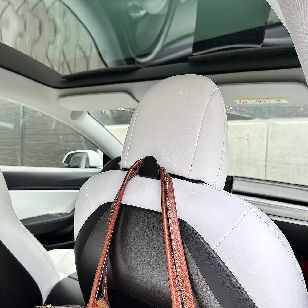 CoolKo Kleiderhaken Aufhänger Aluminiumlegierung Sitz Kopfstütze Rücken  Haken Tasche Halter Kompatibel mit Tesla Modell S X 3 Y (Set von 2) :  : Auto & Motorrad