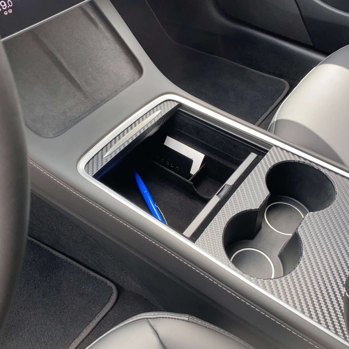 Interior Bundle Storage Compartments - Tesla Model 3&amp;Y