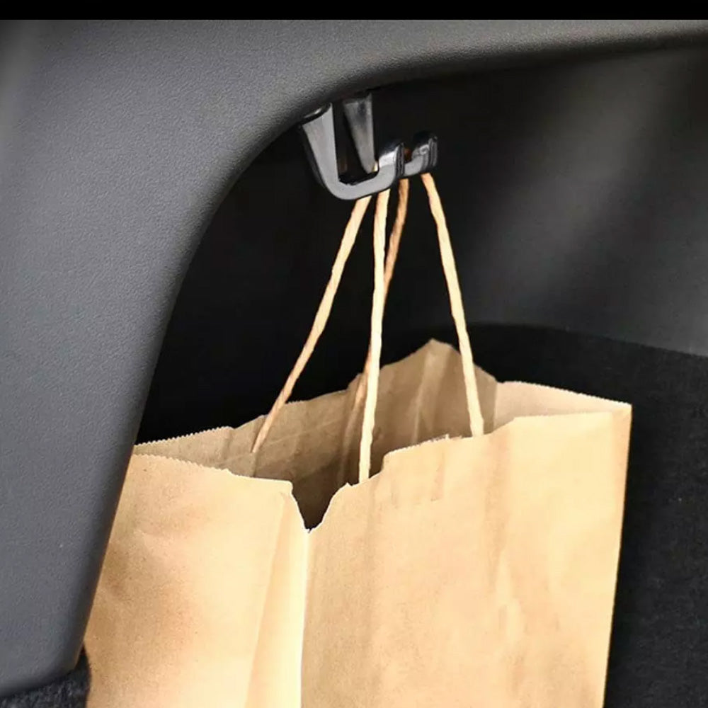 Für Tesla Model 3 Zubehör Kofferraum Haken Auto Anhänger Kofferraum  Lebensmittel Tasche Haken Gepäckraum Handschuhtasche Haken