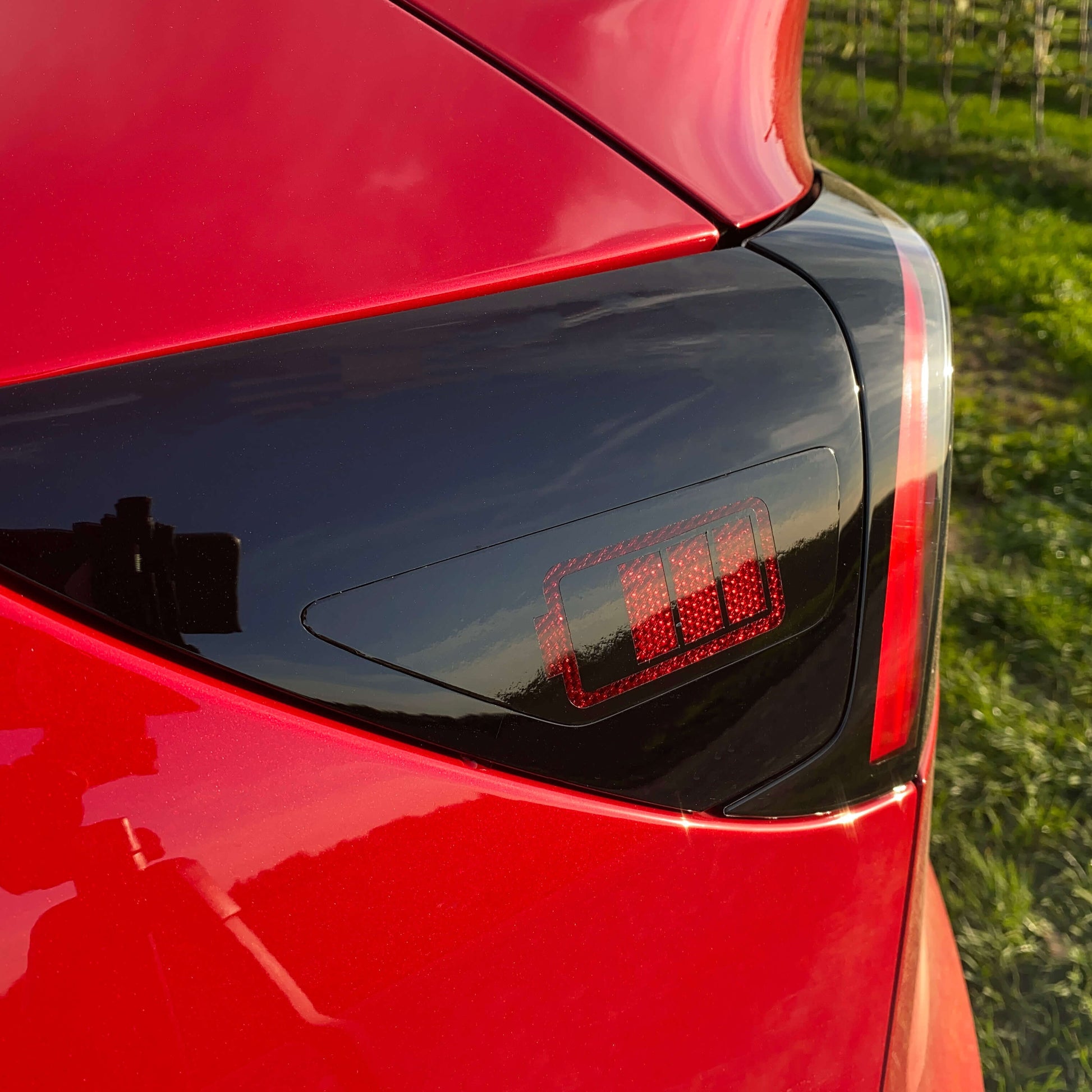 ZZMOQ Seitenrock Aufkleber Für Tesla Model 3 SX P100D, 2 Stück Auto Lange  Seitentür Aufkleber Auto Vinyl Film Aufkleber Styling Auto Auto Tuning